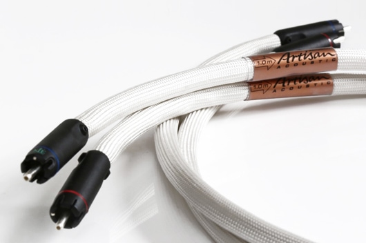 ARTISAN ACOUSTIC -HANDCRAFTED PURE SILVER AEROGRAM RCA INTERCONNECTS